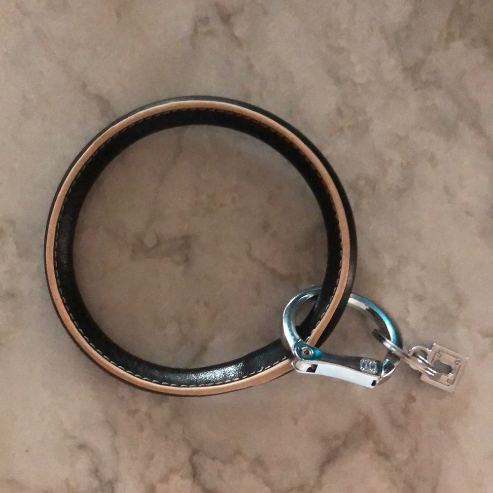 Leather key ring